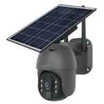 POWERTECH smart ηλιακή κάμερα PT-1174, 3MP, 4G, SD, PTZ, IP65