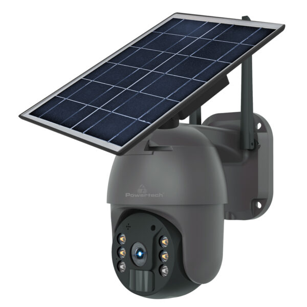POWERTECH smart ηλιακή κάμερα PT-1174, 3MP, 4G, SD, PTZ, IP65