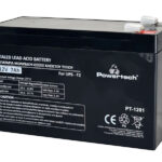 POWERTECH μπαταρία μολύβδου PT-1201 για UPS, 12V 7Ah, F2