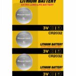 POWERTECH μπαταρίες λιθίου PT-1210, CR2032, 3V, 4τμχ