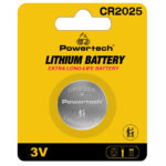 POWERTECH μπαταρία λιθίου PT-1211, CR2025, 3V, 1τμχ