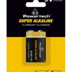 POWERTECH αλκαλική μπαταρία Super Alkaline PT-1215, 9V, 1τμχ