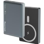 POWERTECH power bank PT-1377, 10000mah, magnetic wireless, 20W, γκρι
