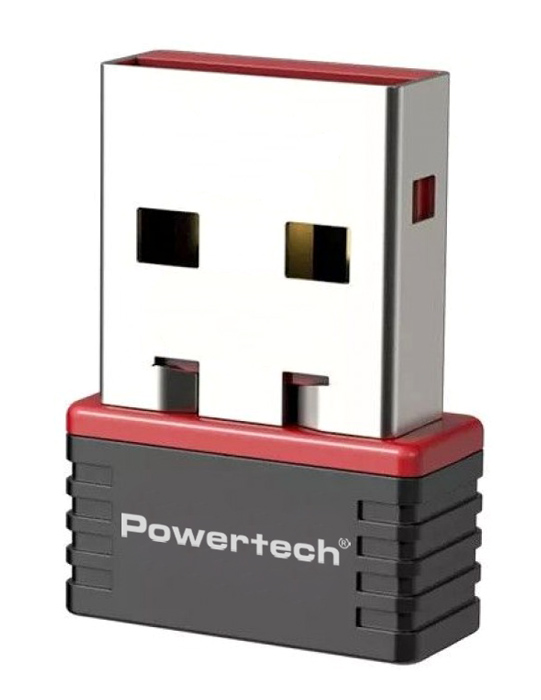 PT-1384.jpg POWERTECH ασύρματος USB αντάπτορας δικτύου PT-1384, 150Mbps WiFi