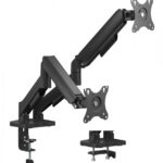 POWERTECH βάση γραφείου για 2x οθόνες PT-1425, 17-32", έως 9kg