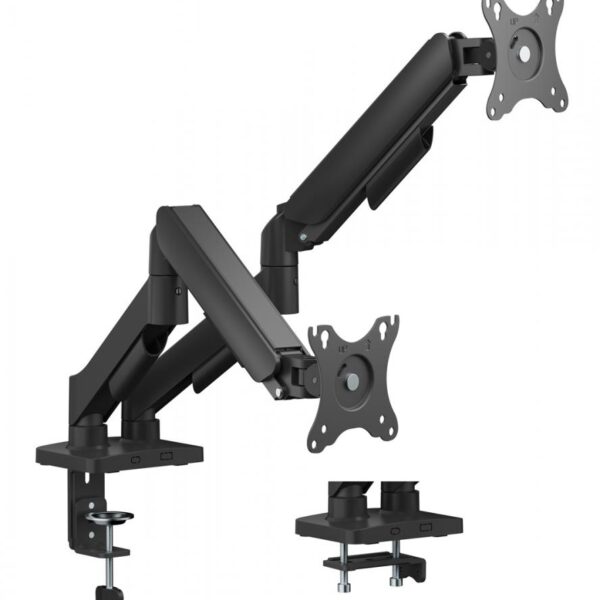 POWERTECH βάση γραφείου για 2x οθόνες PT-1425, 17-32", έως 9kg