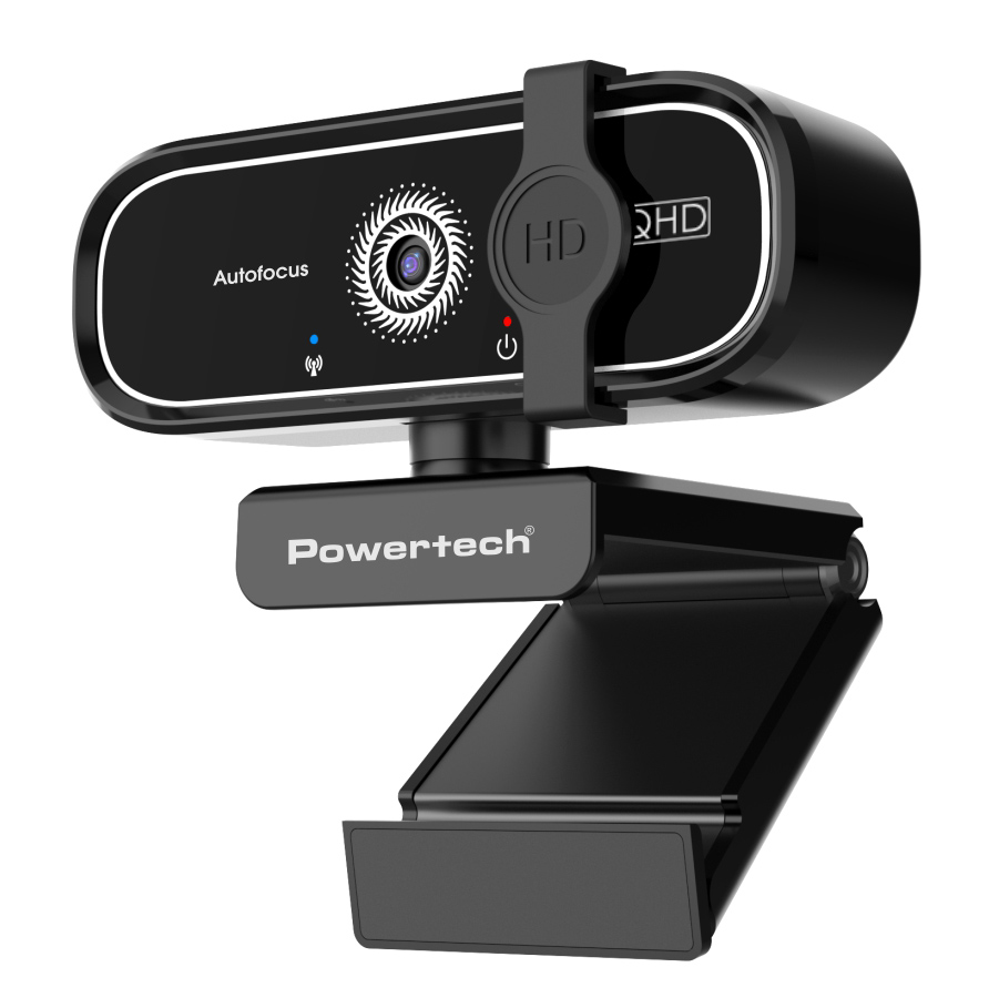 PT-1427.jpg POWERTECH web camera PT-1427, 5MP, 2K QHD, αυτόματη εστίαση, 1.5m, μαύρη
