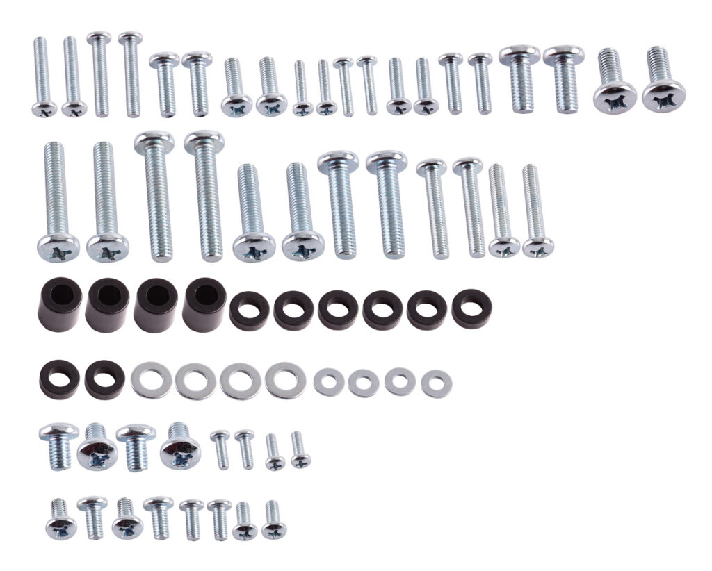 POWERTECH κιτ βιδών PT-1446 για εγκατάσταση βάσης τηλεόρασης, 68τμχ