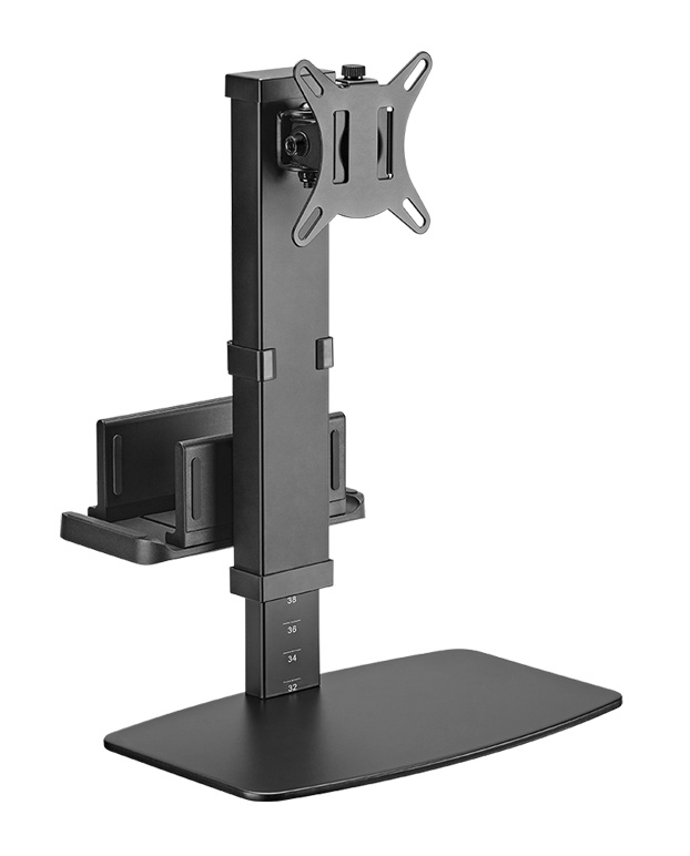 PT-1449.jpg POWERTECH βάση γραφείου οθόνης PT-1449 με βάση mini PC, 17-32", έως 8kg