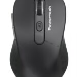 POWERTECH ασύρματο ποντίκι PT-1466, USB δέκτης, έως 1600DPI, μαύρο