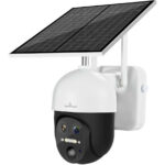 POWERTECH smart ηλιακή κάμερα PT-1497, dual lens, 3MP, 4G, PTZ, SD, IP65