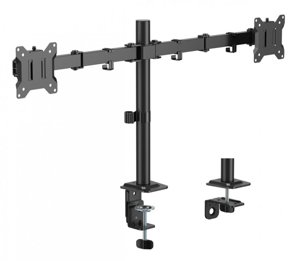 POWERTECH βάση γραφείου για 2x οθόνες PT-1552, 17-32", έως 10kg