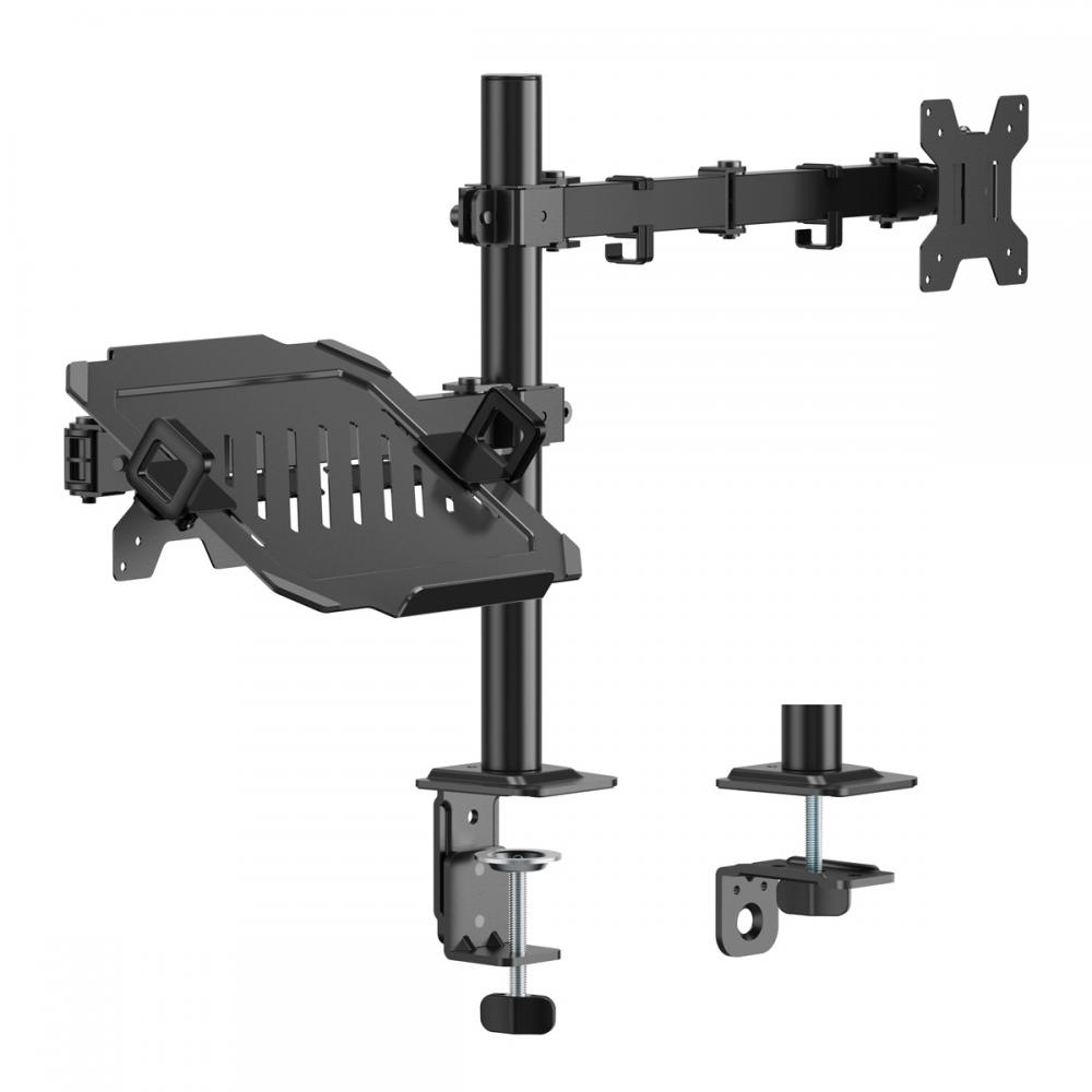 PT-1569.jpg POWERTECH βάση γραφείου οθόνης & laptop PT-1569, 17-32", έως 10kg