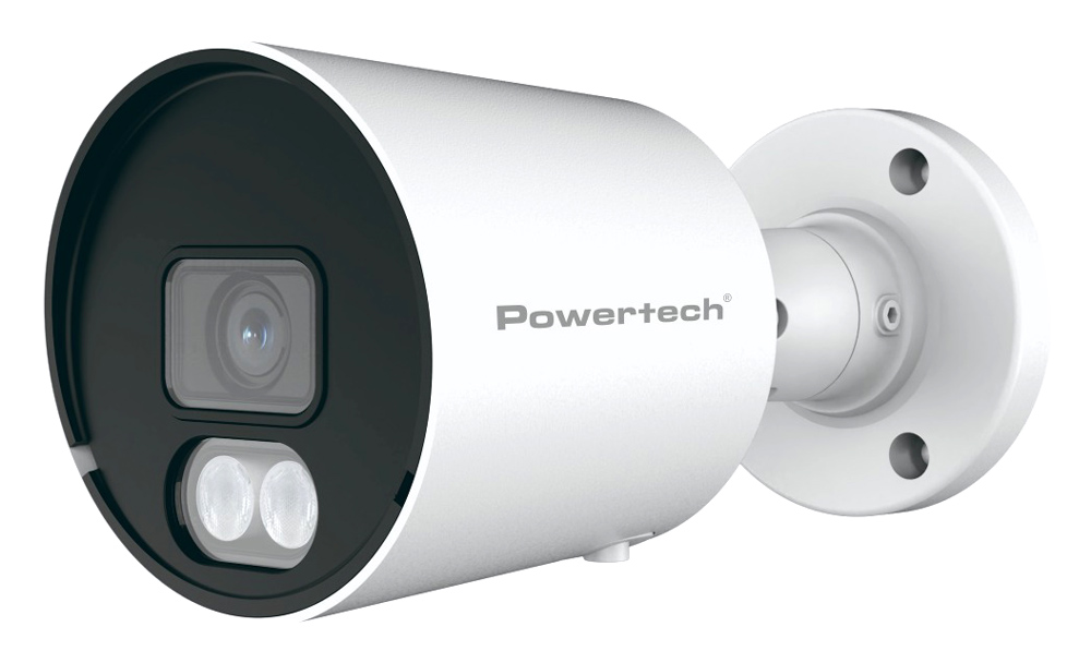 POWERTECH υβριδική κάμερα CCTV PT-1583 με μικρόφωνο & Full Color λειτουργία, 5MP, 2.8mm, IP67