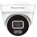 POWERTECH υβριδική κάμερα CCTV PT-1584 με μικρόφωνο & Full Color λειτουργία, 5MP, 2.8mm, IP67