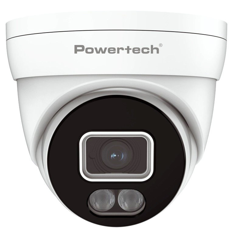 POWERTECH υβριδική κάμερα CCTV PT-1584 με μικρόφωνο & Full Color λειτουργία, 5MP, 2.8mm, IP67