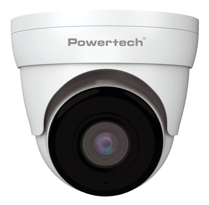 POWERTECH υβριδική κάμερα CCTV PT-1587 με μικρόφωνο & υπέρυθρα, 5MP, 2.8mm, IP66