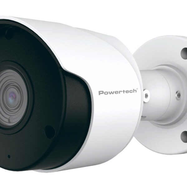 POWERTECH υβριδική κάμερα CCTV PT-1588 με μικρόφωνο & υπέρυθρα, 5MP, 2.8mm, IP66