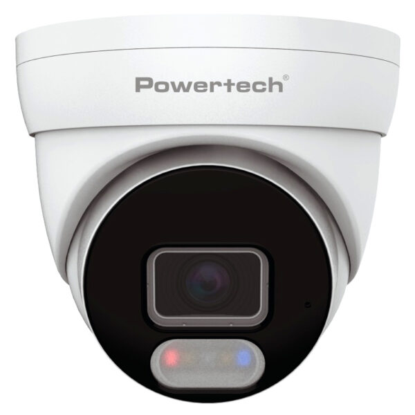 POWERTECH IP κάμερα PT-1593 με μικρόφωνο & Full Color λειτουργία, 8MP, 2.8mm, PoE, IP67