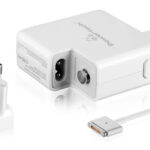POWERTECH φορτιστής laptop PT-836 για Apple Macbooks, 45W, λευκός