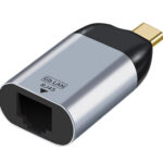 POWERTECH αντάπτορας δικτύου PTH-095, USB-C, 1000Mbps Ethernet, γκρι