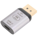 POWERTECH αντάπτορας USB-C σε DisplayPort PTH-096, 4K/60Hz, γκρι