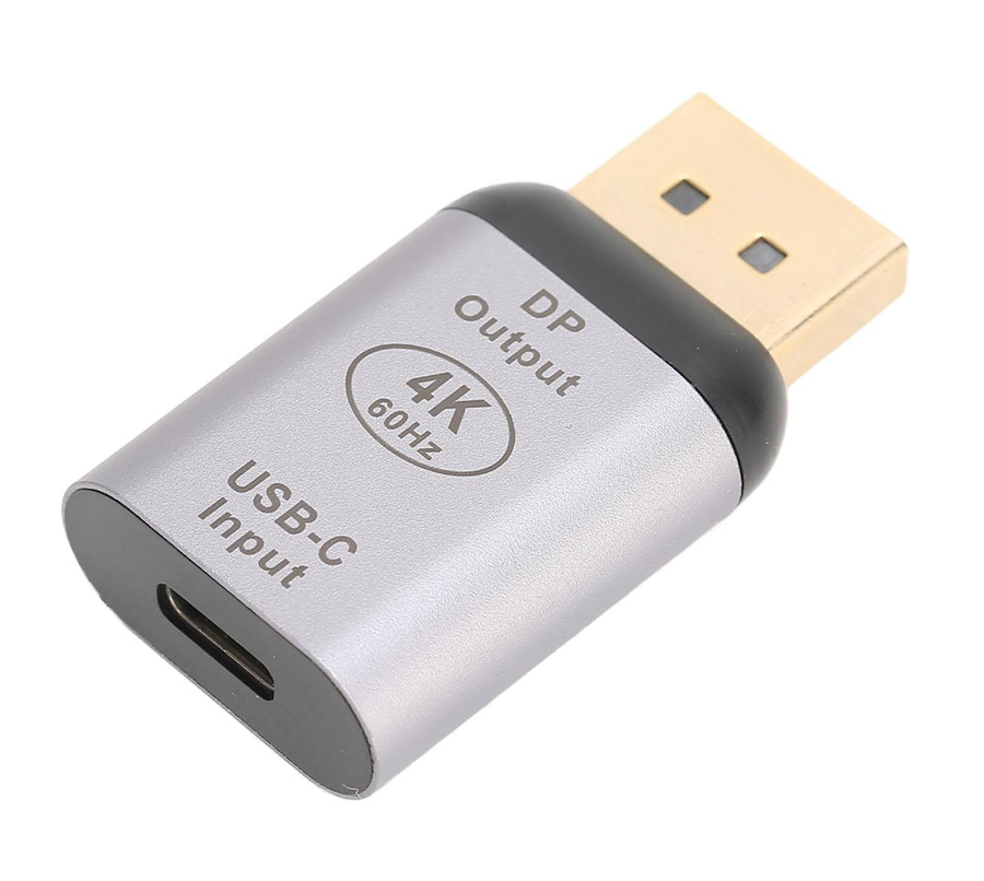 PTH-096.jpg POWERTECH αντάπτορας USB-C σε DisplayPort PTH-096, 4K/60Hz, γκρι