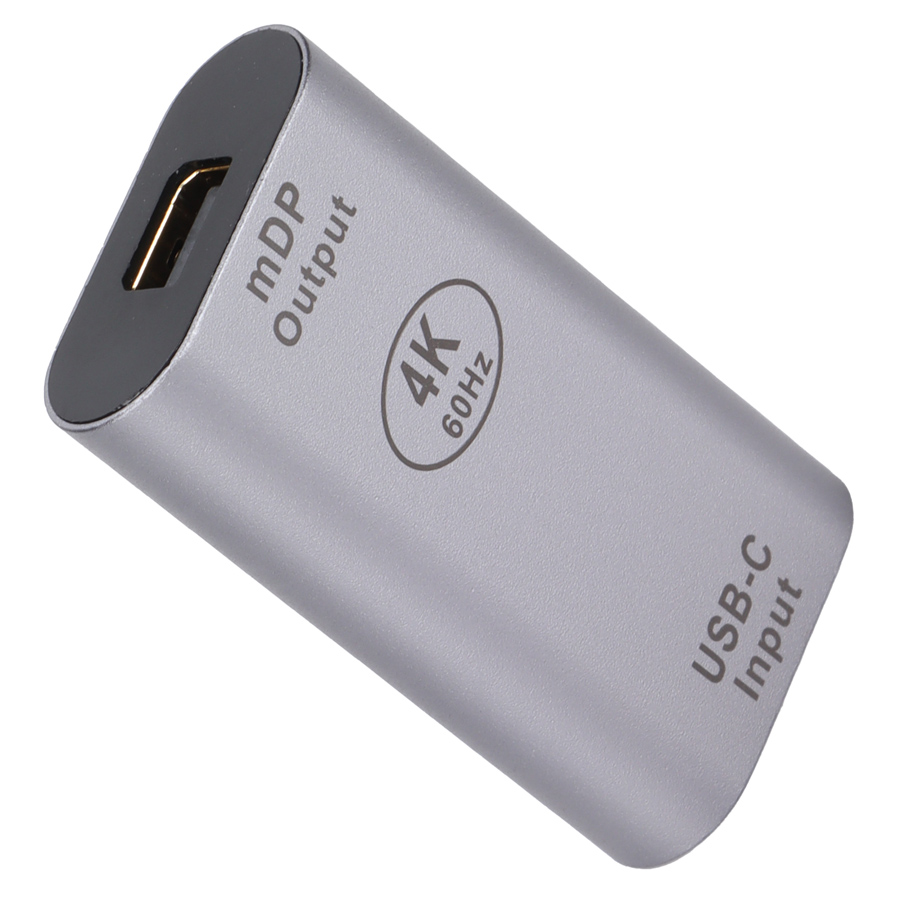 PTH-098.jpg POWERTECH αντάπτορας USB-C σε Mini DisplayPort PTH-098, 4K/60Hz, γκρι