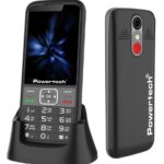 POWERTECH κινητό τηλέφωνο Sentry 3.36, 3.36", dual SIM, πλήκτρο SOS, μαύρο