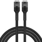 POWERTECH καλώδιο USB-C PTR-0130, PD 60W, copper, 1m, μαύρο