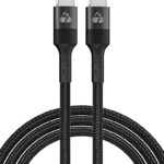 POWERTECH καλώδιο USB-C PTR-0133, PD 100W, copper, 60cm, μαύρο