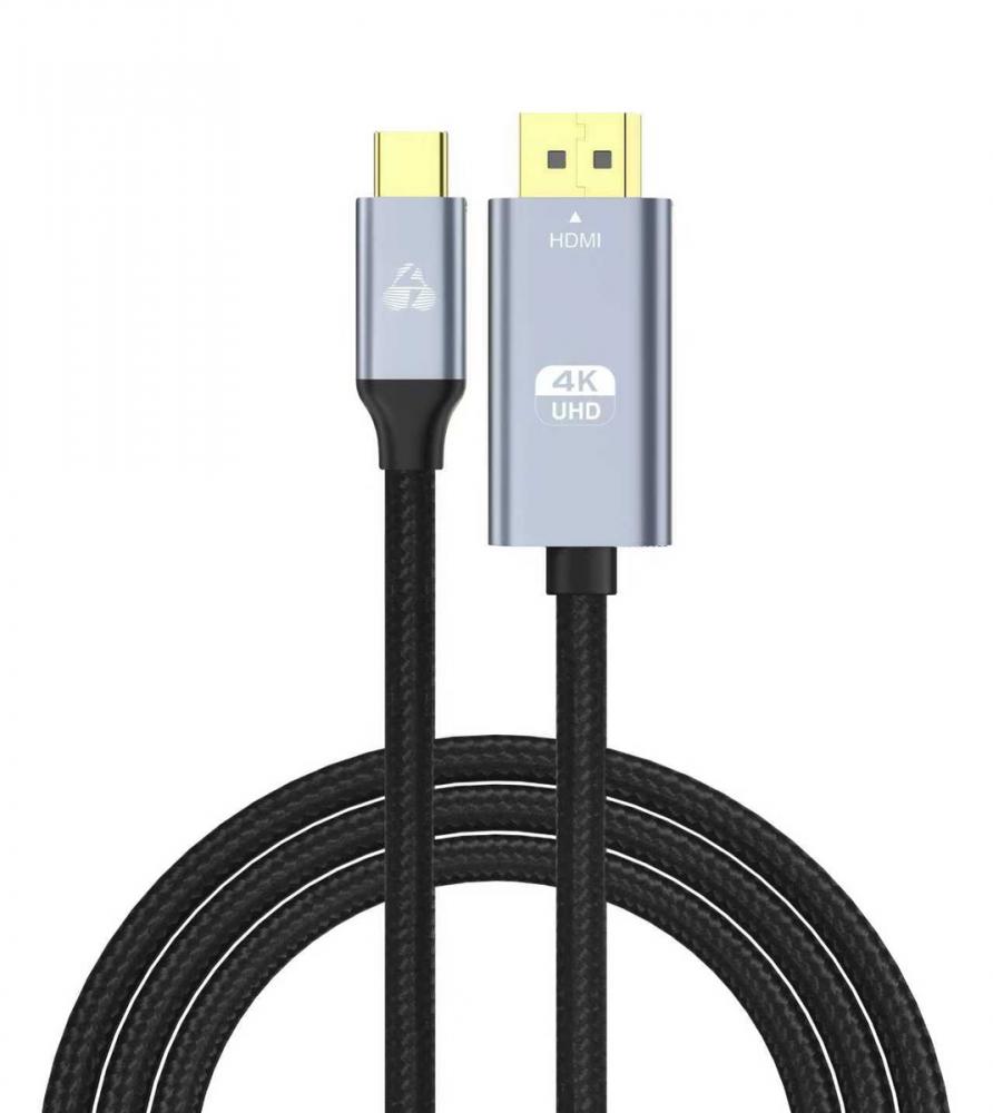 PTR-0171.jpg POWERTECH καλώδιο USB-C σε HDMI PTR-0171, 4K/60Hz, 10.2 Gbps, 1m, μαύρο