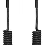 POWERTECH καλώδιο USB-C σε USB PTR-0197 με spiral καλώδιο, PD 60W, 480Mbps, 1m, μαύρο