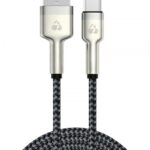 POWERTECH καλώδιο USB-C σε USB PTR-0199, PD 60W, 480Mbps, 1m, μαύρο/γκρι