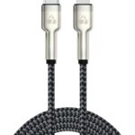POWERTECH καλώδιο Lightning σε USB-C PTR-0200, PD 27W, 480Mbps, 1m, μαύρο/γκρι