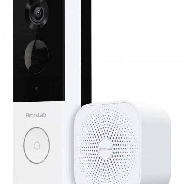 BOTSLAB smart κουδούνι με κάμερα R801, 3MP/2K, WiFi, 5000mAh