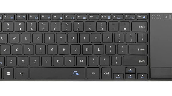 RIITEK ασύρματο πληκτρολόγιο RT721 με touchpad, Bluetooth & 2.4GHz