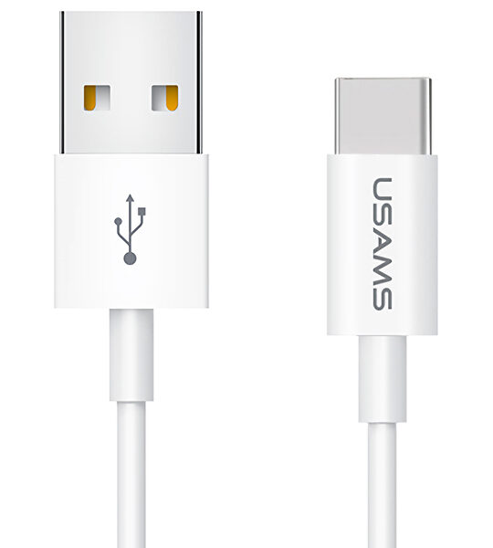 USAMS καλώδιο USB-C σε USB US-SJ285, 2A, 1m, λευκό