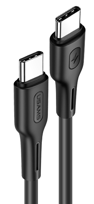 SJ459USB01.jpg USAMS καλώδιο USB Type-C U43, 5A 100W, PD, 1.2m, μαύρο