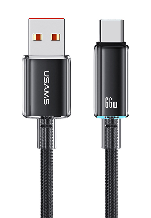 SJ658USB01.jpg USAMS καλώδιο USB-C σε USB US-SJ658, 66W, 480Mbps, 1.2m, μαύρο