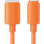 USAMS καλώδιο USB-C σε USB SJ786, σιλικόνης, 3A, 480Mbps, 1m, πορτοκαλί