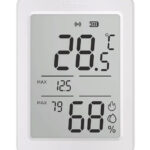 SONOFF smart θερμόμετρο & υγρασιόμετρο AirGuard TH, έως 60°C, ZigBee 3.0 & Bluetooth, λευκό