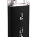 SILICON POWER USB Flash Drive Ultima II-I, 8GB, USB 2.0, μαύρο
