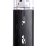 SILICON POWER USB Flash Drive Ultima U02, 16GB, USB 2.0, μαύρο