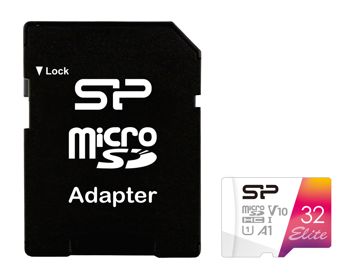 SP032GBSTHBV1V20SP.jpg SILICON POWER κάρτα μνήμης microSDXC Elite, 32GB, C10 UHS-I U1 A1 V10