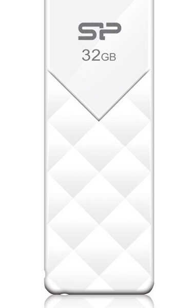 SILICON POWER USB Flash Ultima U03, 32GB, USB 2.0, λευκό