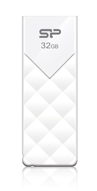 SP032GBUF2U03V1W.jpg SILICON POWER USB Flash Ultima U03, 32GB, USB 2.0, λευκό