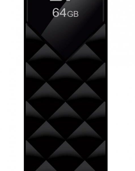 SILICON POWER USB Flash Ultima U03, 64GB, USB 2.0, μαύρο