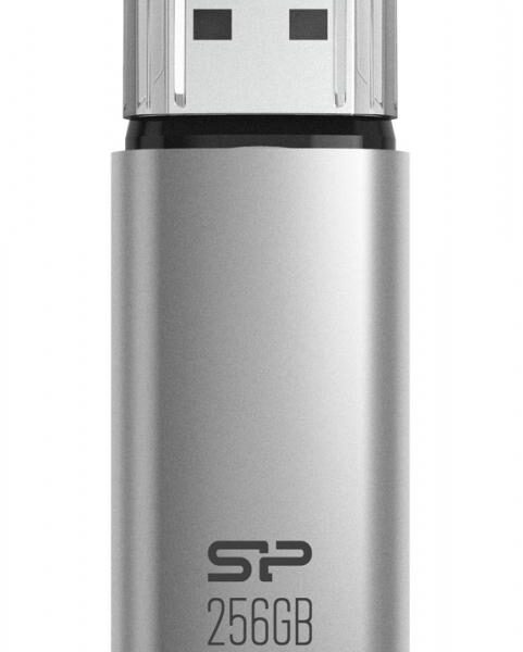 SILICON POWER USB Flash Drive Marvel M02, 256GB, USB 3.2, γκρι
