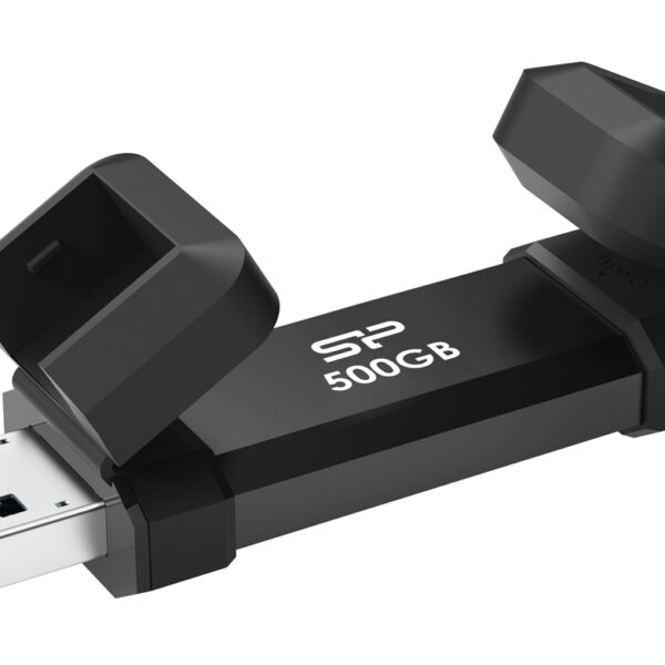 SILICON POWER εξωτερικός SSD Marvel Xtreme DS72, USB-C/USB 3.2, 500GB, μαύρο